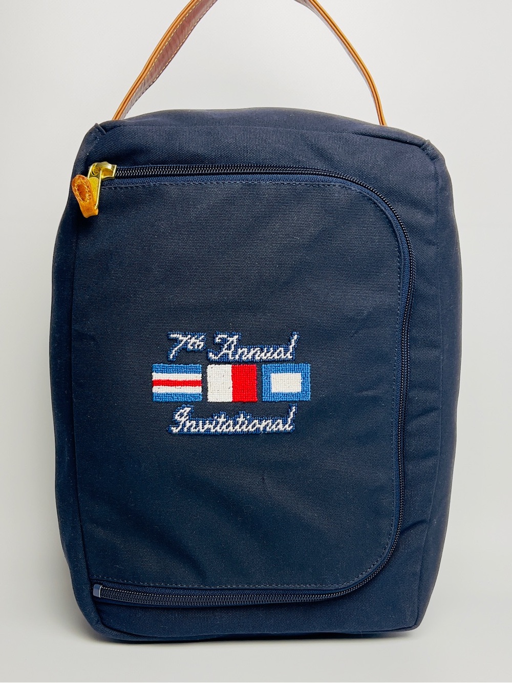 Smathers & Branson Navy Waxed Canvas Shoe Bag (7th Annual International)